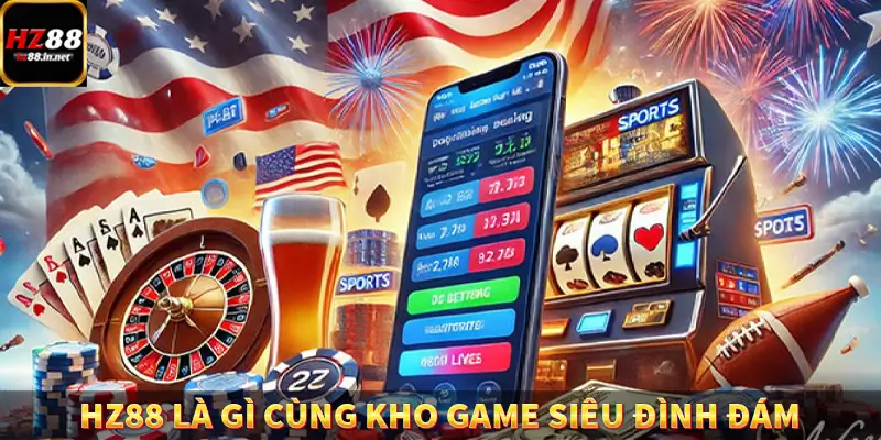 Game Bài Mới Nổi Xu Hướng Cá Cược 2025 13 HZ88 là gì cùng kho game siêu đình đám
