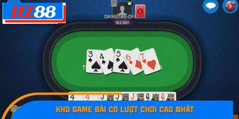 Kho game bài có lượt chơi cao nhất Kho game bài có lượt chơi cao nhất